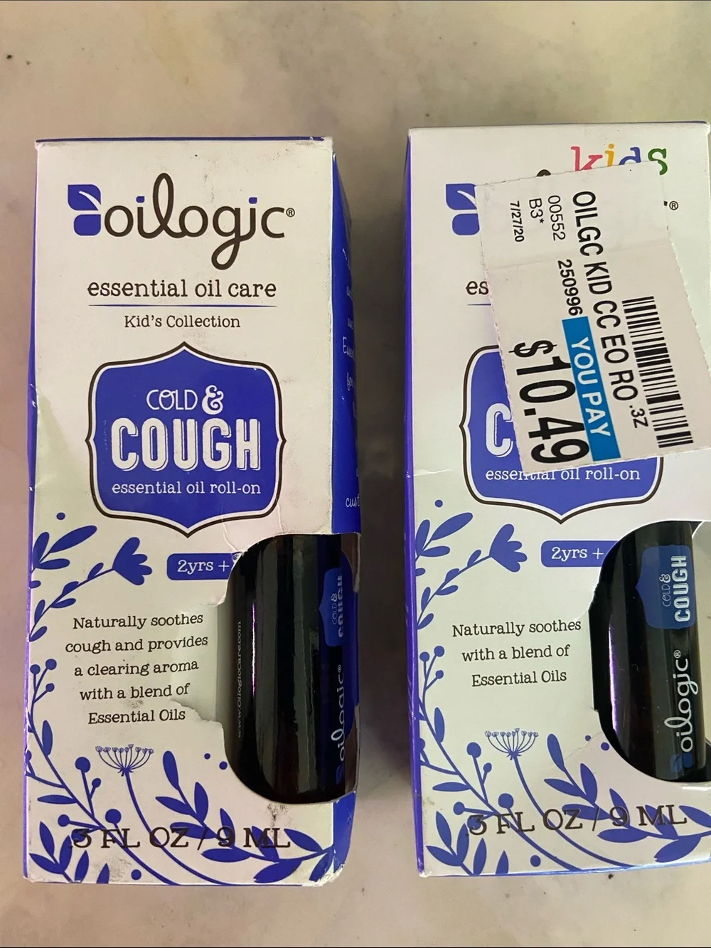 OILOGIC Kids Cold & Cough Essential Oil Roll-On